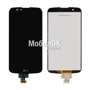 Дисплей для LG K10 K410/K10 K420N/K10 K430DS/K10 K430DSF/K10 K430DSY черный, с тачскрином (с микр)