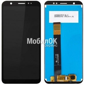 Дисплей для Asus ZenFone Max M1 (ZB555KL) черный, с тачскрином