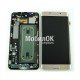 Дисплей для Samsung G928 Galaxy S6 EDGE+ золотистый, оригинал, в сборе (GH97-17819A)