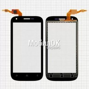 Сенсорный экран для Fly IQ443 Trend черный