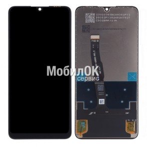 Дисплей для Huawei P30 Lite/Nova 4e черный, с тачскрином (PRC)