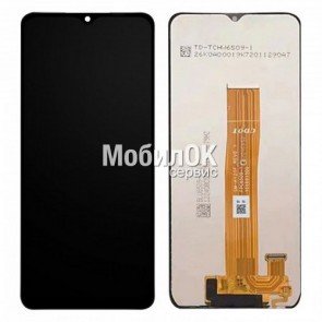 Дисплей для Samsung A125F Galaxy A12 черный, с тачскрином