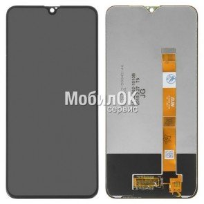 Дисплей для OPPO A5s/A12/A12s/A7/AX7/Realme 3 черный, с тачскрином China Original