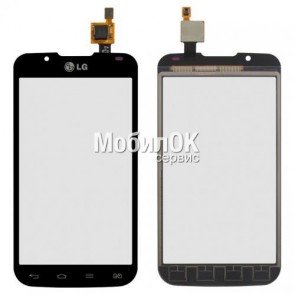 Сенсорный экран для LG P715 Optimus L7 II черный High Copy