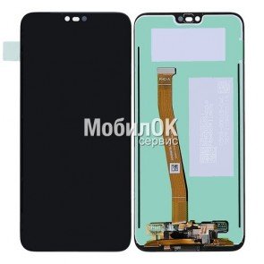 Дисплей для Huawei Honor 10 (COL-L29) черный, с тачскрином