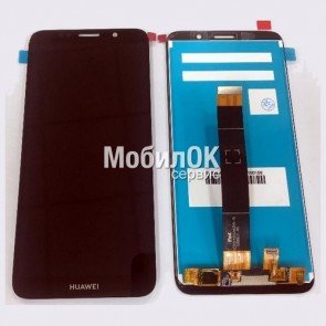 Дисплей для Huawei Y5P (2020)/Honor 9S (DUA-LX9/DRA-LX9) черный, с тачскрином