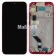 Дисплей для Xiaomi Redmi Note 7 красный, в сборе с тачскрином и рамкой, оригинал (5609100030C7)