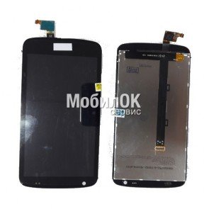 Дисплей для HTC Desire 326G черный, с тачскрином
