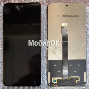 Дисплей для Huawei P Smart (2021)/Honor 10X Lite/Y7a черный (PPA-LX2), с тачскрином (PRC)