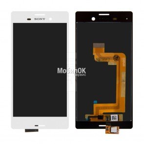 Дисплей для Sony E2303 Xperia M4 Aqua LTE/E2306/E2312/E2333/E2353/E2363 белый, с тачскрином
