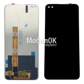 Дисплей для Realme X50/X3 (2020) 5G черный, с тачскрином
