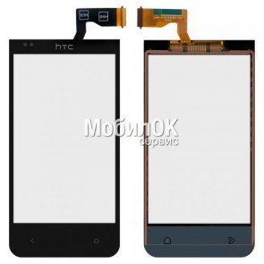 Сенсорный экран для HTC Desire 300 черный