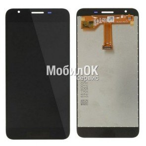 Дисплей для Samsung A260F Core A2 черный, оригинал (GH97-22242A)