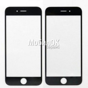 Стекло корпуса для Apple iPhone 6 черное