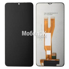 Дисплей для Samsung A032F Galaxy A03 Core черный, с тачскрином Dual Flex