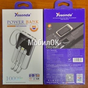 Внешний аккумулятор (PowerBank) Yosonda YXD-A140 10000 mAh черный