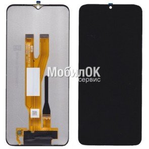 Дисплей для Samsung A032F Galaxy A03 Core черный, оригинал (GH81-21711A) Dual Flex