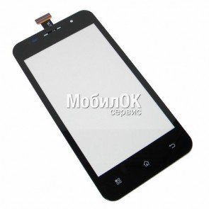 Сенсорный экран для Prestigio MultiPhone 4322 Duo/Pioneer E60W черный (TF0200C-YNE B088-A600 FPC)