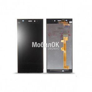 Дисплей для Xiaomi Mi3 черный, с тачскрином