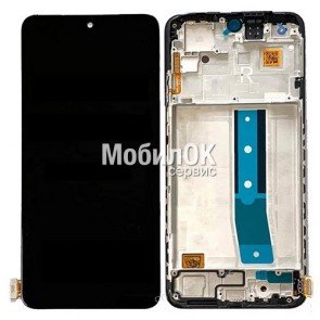 Дисплей для Xiaomi Redmi Note 12S/Note 11S 4G/Poco M4 Pro 4G черный, с тачскрином и рамкой (In-Cell)