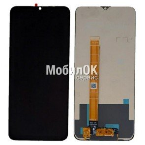 Дисплей для Realme C21Y/C25Y черный, с тачскрином (PRC)