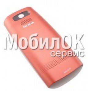 Задняя крышка для Nokia X2-05 красная, оригинал (0259158)
