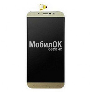 Дисплей для UMI Rome/Rome X/Bravis A553 золотистый, с тачскрином