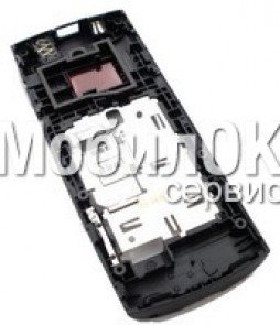 Средняя часть корпуса для Nokia X2-05 черная, оригинал (0258959)