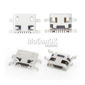 Коннектор зарядки для China-phone universal  7 pin, тип11, micro-USB тип-B