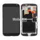 Дисплей для Motorola XT1053/XT1055/XT1056/XT1058/XT1060 Moto X черный, с рамкой