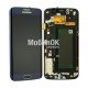 Дисплей для Samsung G925F Galaxy S6 EDGE черный, в сборе с рамкой, оригинал (GH97-17162A)