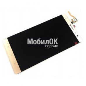 Дисплей для Lenovo Phab 2 Plus PB2-670M золотистый, с тачскрином