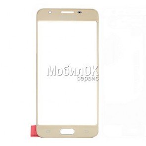 Стекло корпуса для Samsung G570F Galaxy J5 Prime золотистое