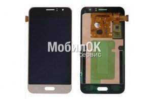 Дисплей для Samsung J120F Galaxy J1 (2016) золотистый, с тачскрином China Original (oled)