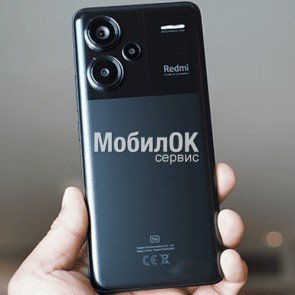Задняя крышка для Xiaomi Redmi Note 13 Pro Plus 5G черная (два тона)