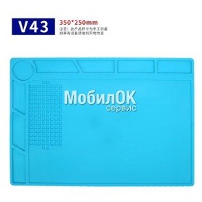 Антистатический настольный коврик (35*25 см) термоустойчивый Mechanic V43