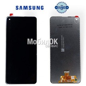 Дисплей для Samsung A217F Galaxy A21s черный, оригинал (GH82-22988A)