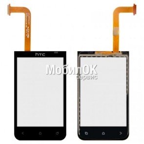 Сенсорный экран для HTC Desire 200 черный