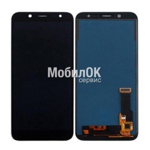 Дисплей для Samsung A600F Galaxy A6 (2018) черный, с тачскрином (In-Cell)