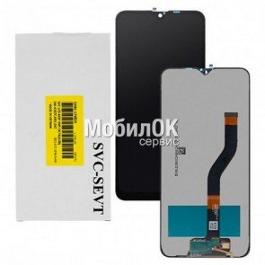 Дисплей для Samsung A107F Galaxy A10s черный, оригинал (GH81-17482A)