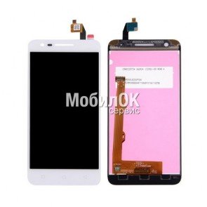 Дисплей для Lenovo C2 (K10a40) белый, с тачскрином и рамкой