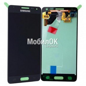 Дисплей для Samsung G850 Galaxy Alpha черный, оригинал (GH97-16386A)