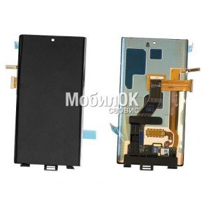 Дисплей для Samsung N970F Galaxy Note 10 черный, оригинал, без рамки, разборка (GH81-20818A)