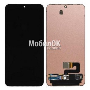 Дисплей для Samsung S916B Galaxy S23 Plus черный, оригинал, без рамки, разборка (GH82-31245A)