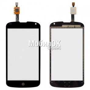 Сенсорный экран для LG E960 Nexus 4 черный