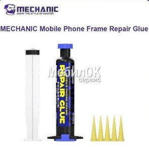 Клей-герметик Mechanic HUV-10 ультрафиолетовый (50 мл) прозрачный для ремонта рамок