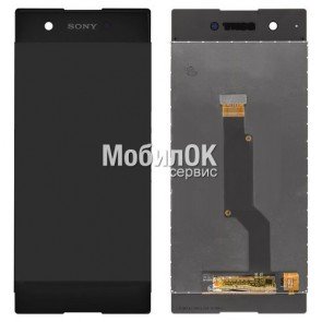 Дисплей для Sony G3112/G3116/G3121/G3125 Xperia XA1 черный, с тачскрином