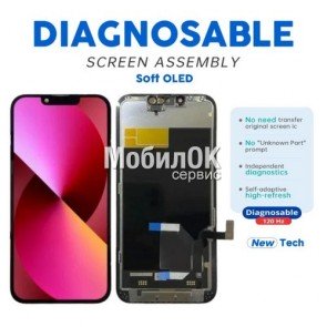 Дисплей для Apple iPhone 14 Pro Max с тачскрином (RJ) Oled (Diagnosable/No Pop-Up error message)