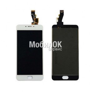 Дисплей для Meizu M3/M3 Mini белый, с тачскрином