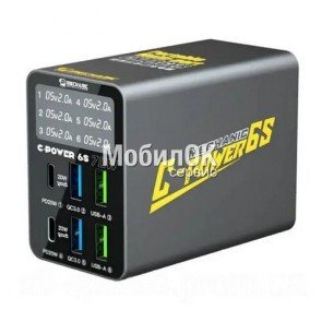 Зарядное устройство Mechanic C-Power 6S (2xUSB/2xUSB QC3/2xUSB-Type C PD/70W)